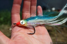 Large flies for large fish Large flies for large fish